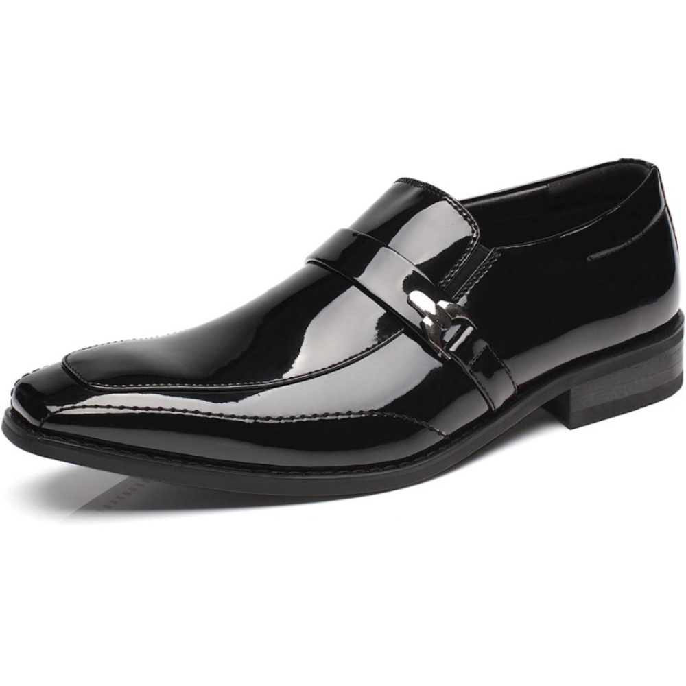 Faranzi Tuxedo Oxford Shoes Black